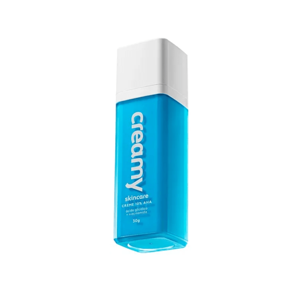 Creamy Ácido Glicólico + Niacinamida Anti - idade Renovador Facial Noturno 30g - Sieno