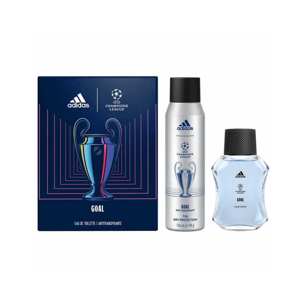 Kit Adidas UEFA Champions League Goal Eau de Toilette + Desodorante 150ml - Sieno