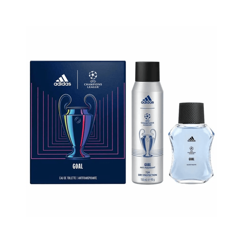 Kit Adidas UEFA Champions League Goal Eau de Toilette + Desodorante 150ml - Sieno