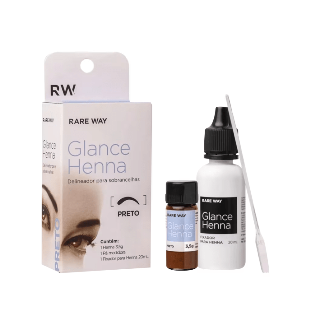 Kit Glance Henna Delineador de Sobrancelha 3,5g - Sieno